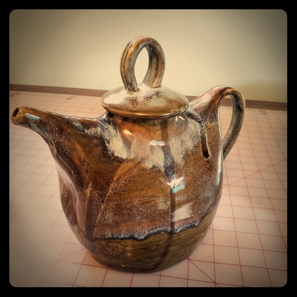 Handbuilt porcelain teapot new - Picture 1 of 2